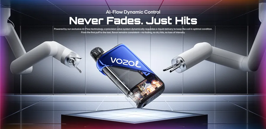VOZOL Rave Swap 70K AI-Flow dynamic airflow control